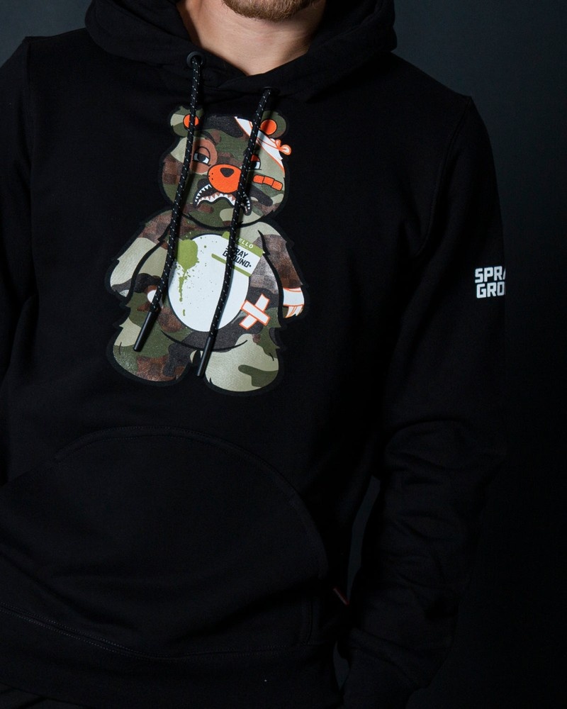 Green Sprayground Bear Women's Hoodie | 366952727