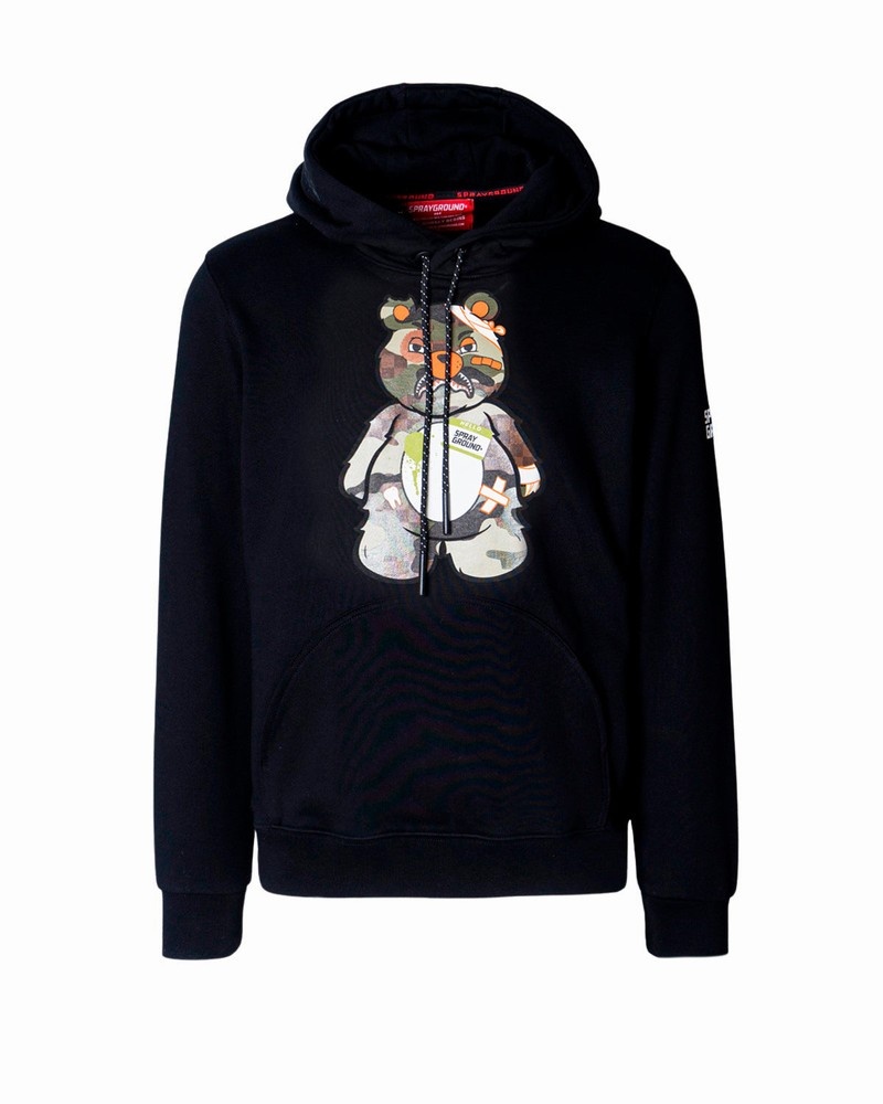 Green Sprayground Bear Women\'s Hoodie | 366952727