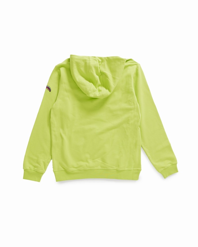 Green Sprayground De Lato Pocket Men's Hoodie | 190879278