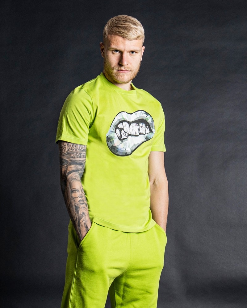 Green Sprayground Diamond Teeth Women's T Shirts | 937364596