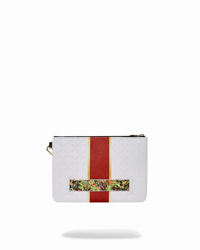 Green Sprayground Flawless Flight Cross-over Men's Clutch Bags | 709834762