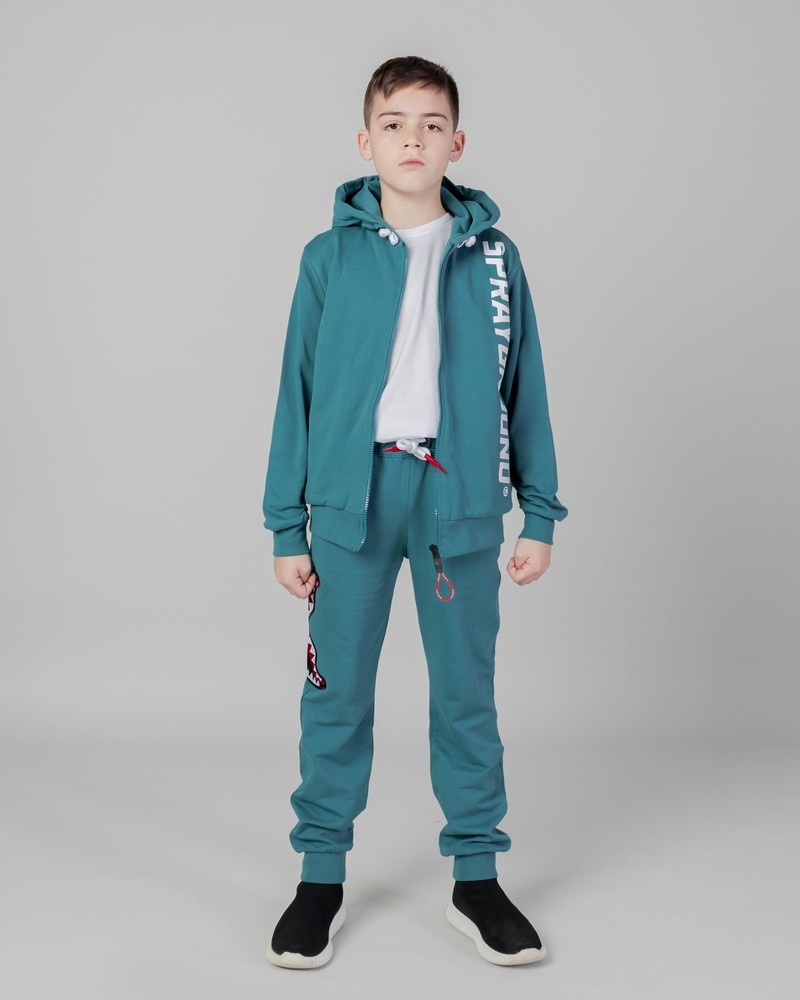 Green Sprayground Fullzip Kids' Hoodie | 969580059