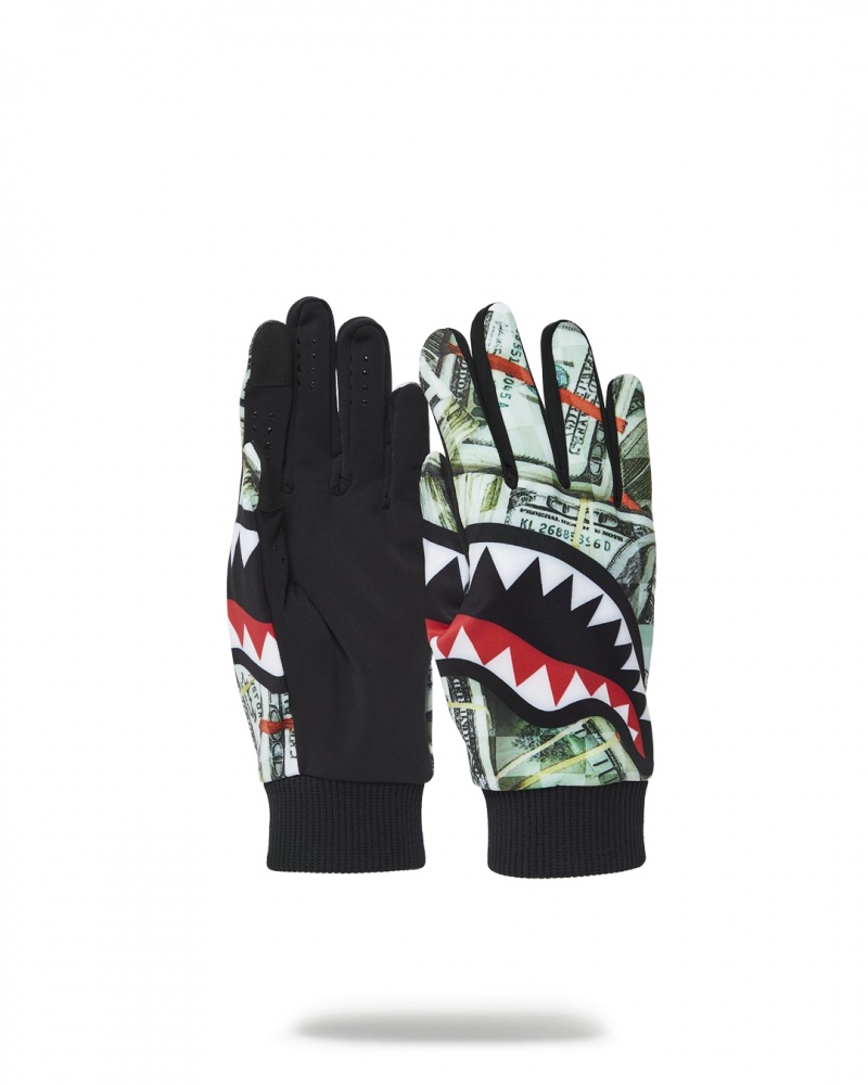 Green Sprayground Mama I Made It Large Women's Gloves | 759487818