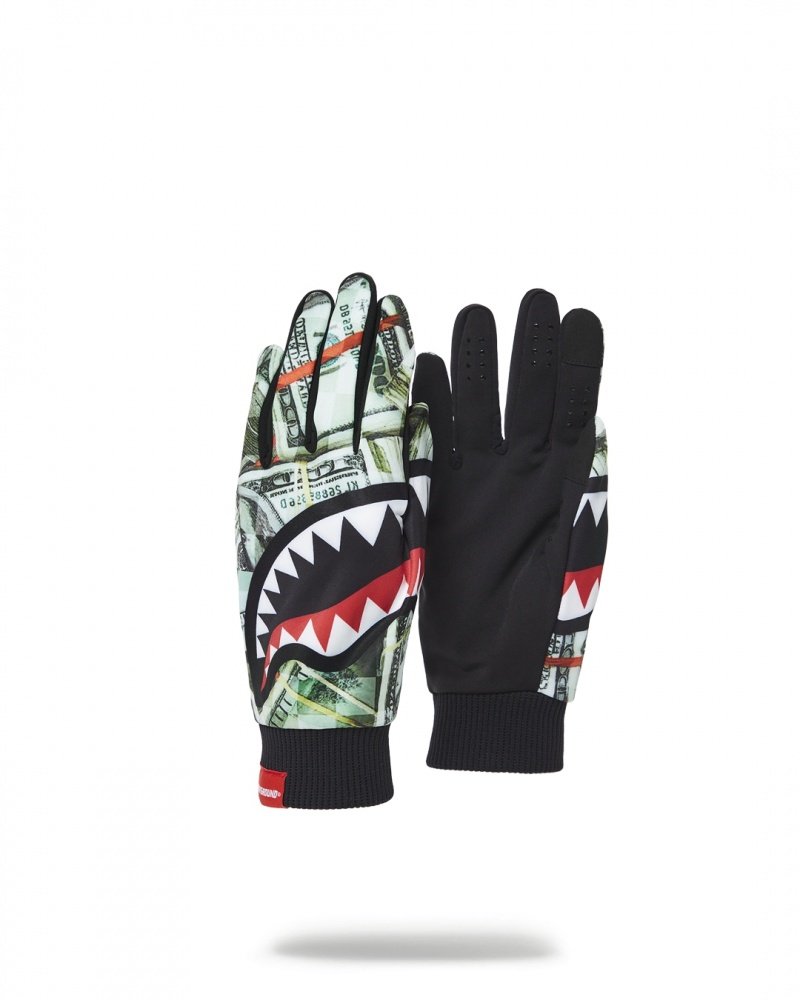Green Sprayground Mama I Made It Large Women\'s Gloves | 759487818