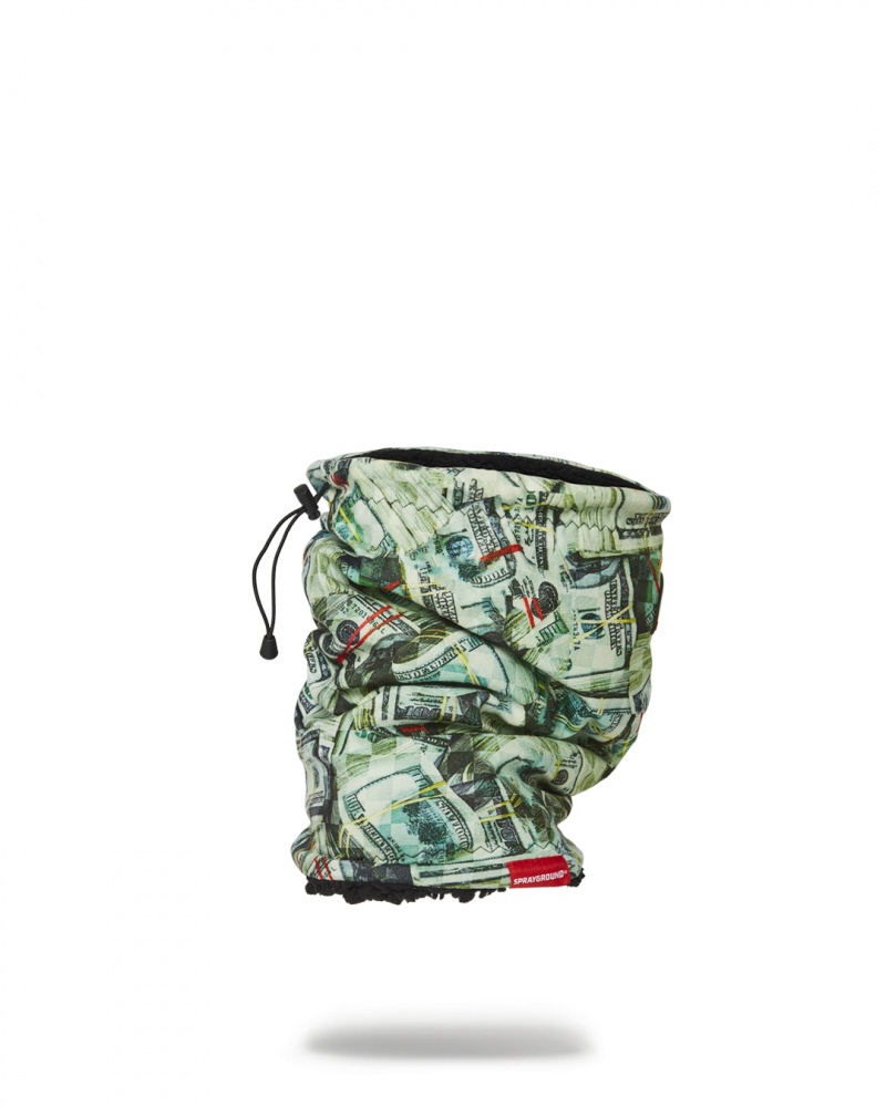 Green Sprayground Mama I Made It Men's Neck Warmer | 907248429