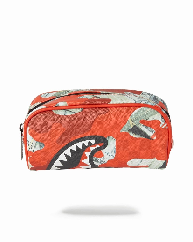 Green Sprayground Panic Attack Men's Pouches | 183170882