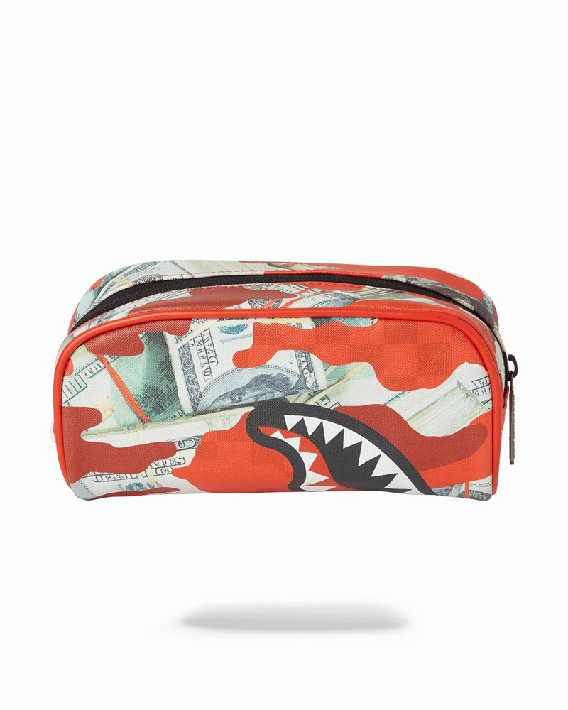 Green Sprayground Panic Attack Men's Pouches | 183170882