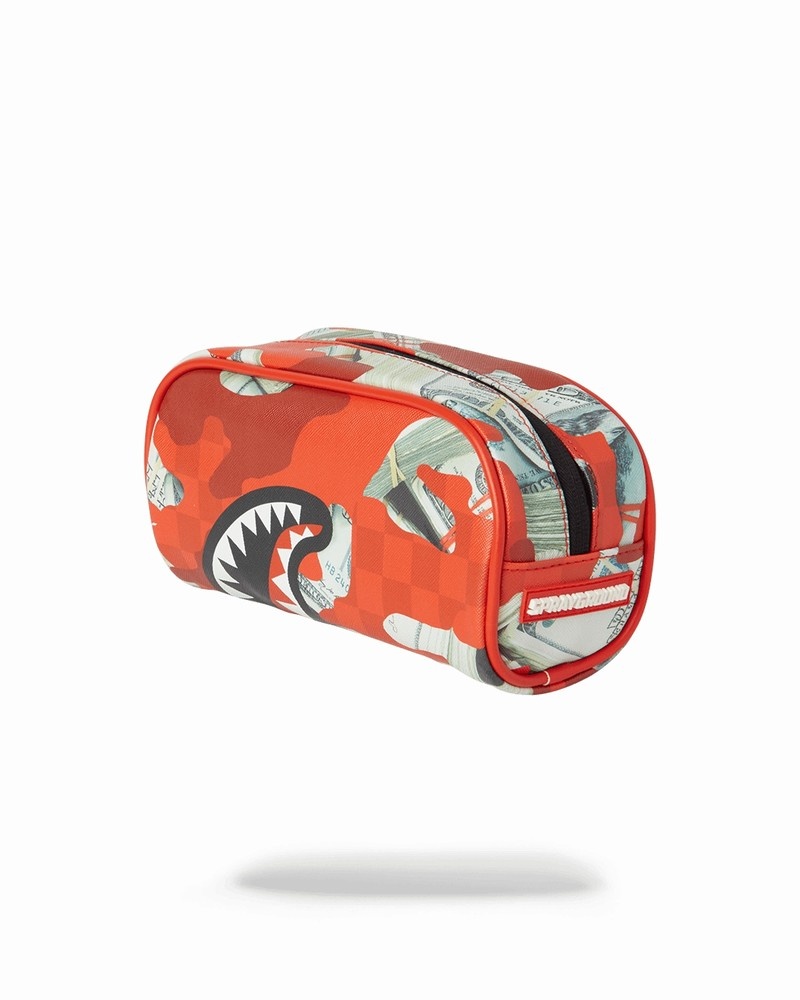 Green Sprayground Panic Attack Men's Pouches | 183170882
