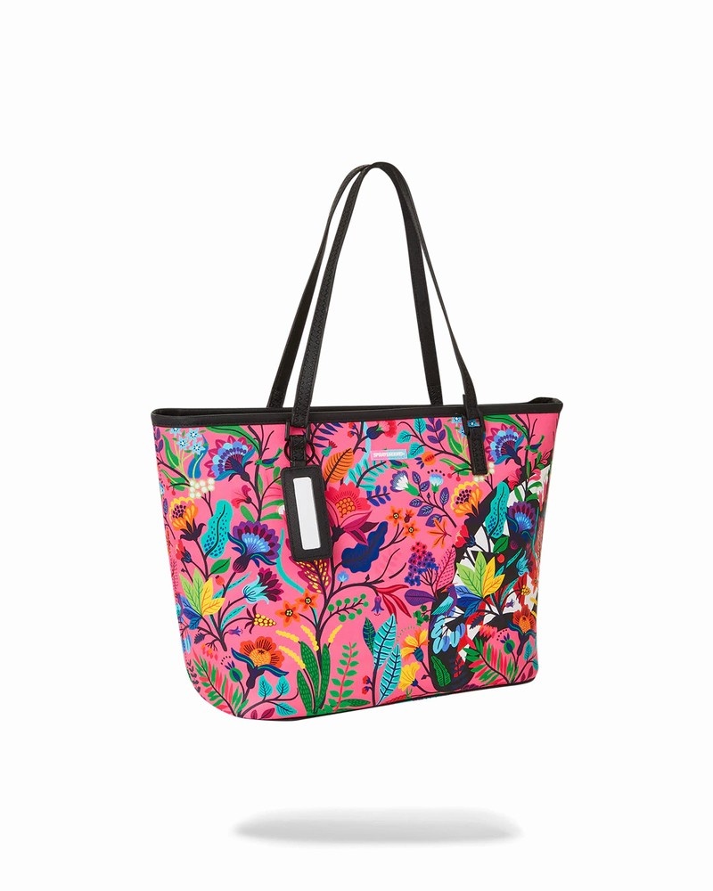 Green Sprayground Sanctuary Split 2.0 Men's Tote Bags | 95654183