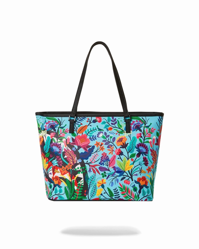 Green Sprayground Sanctuary Split 2.0 Men's Tote Bags | 95654183
