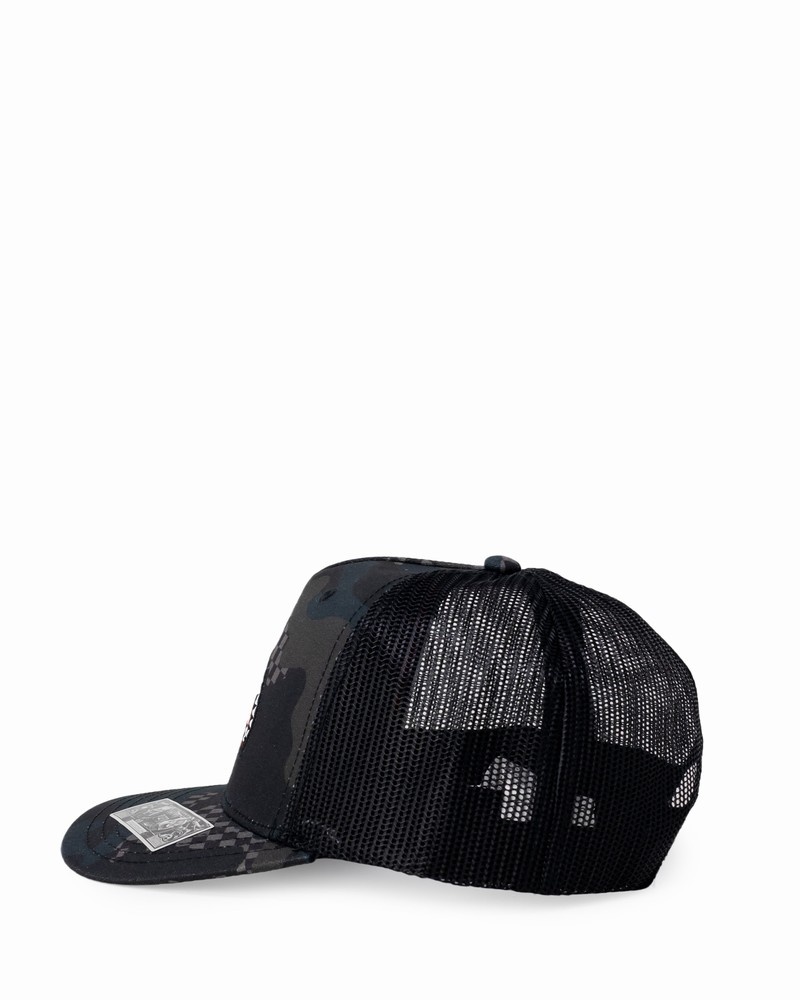 Grey Sprayground 3AM Men's Caps | 168436013