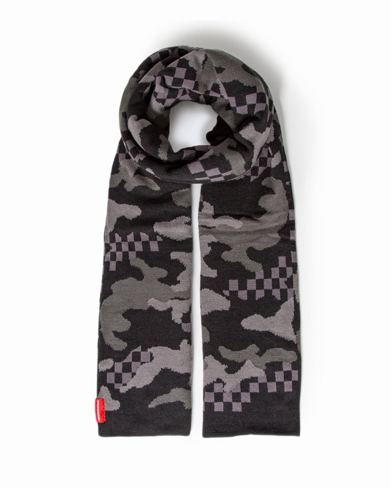 Grey Sprayground 3 Am Men\'s Scarves | 474166798