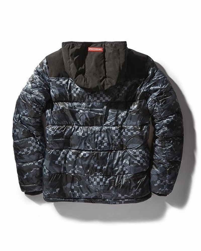 Grey Sprayground 3 Am Women's Down Jackets | 731671816