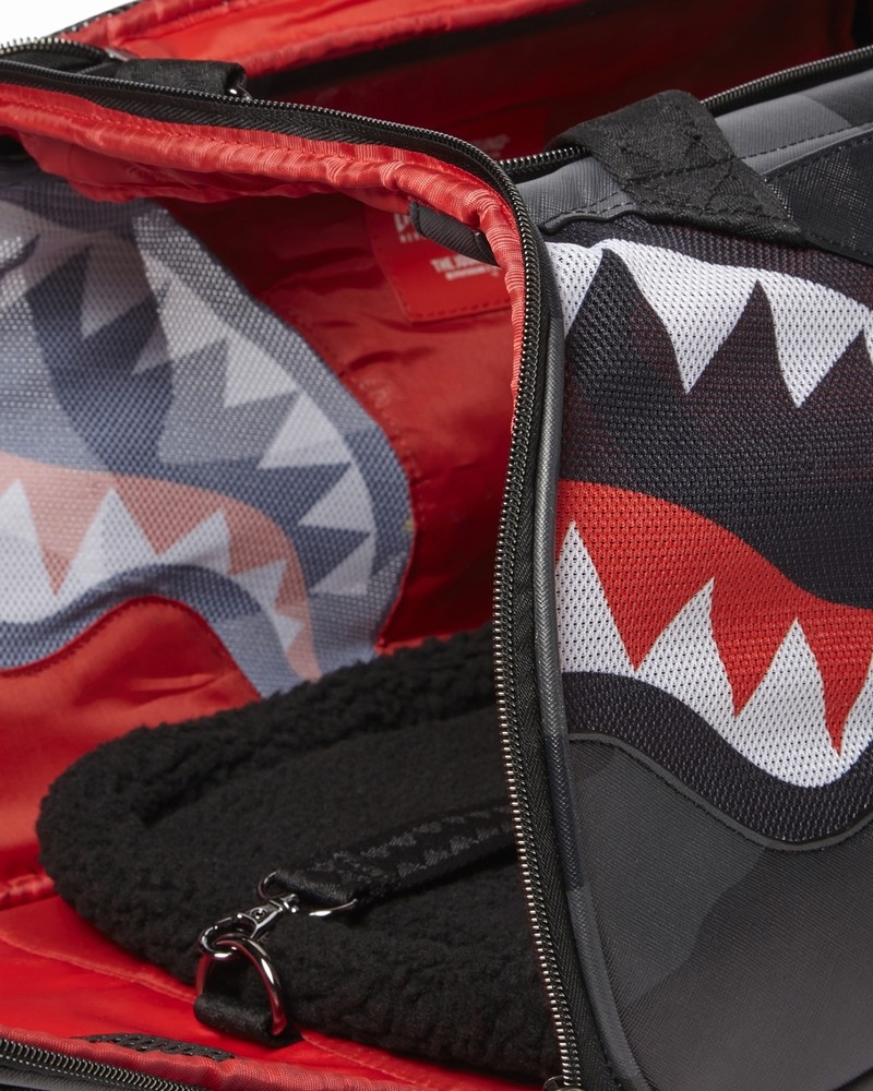 Grey Sprayground 3am Pet Carrier Men's Handbag | 781009433
