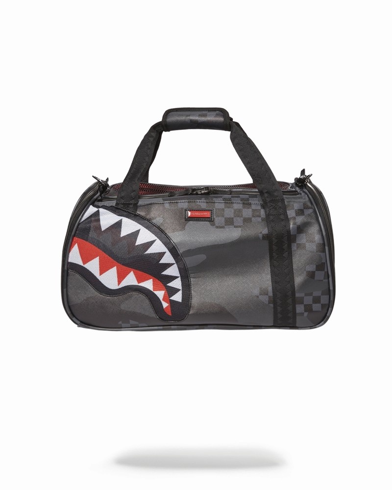 Grey Sprayground 3am Pet Carrier Men's Handbag | 781009433