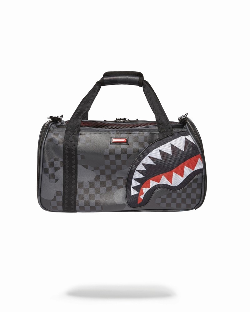 Grey Sprayground 3am Pet Carrier Men's Handbag | 781009433