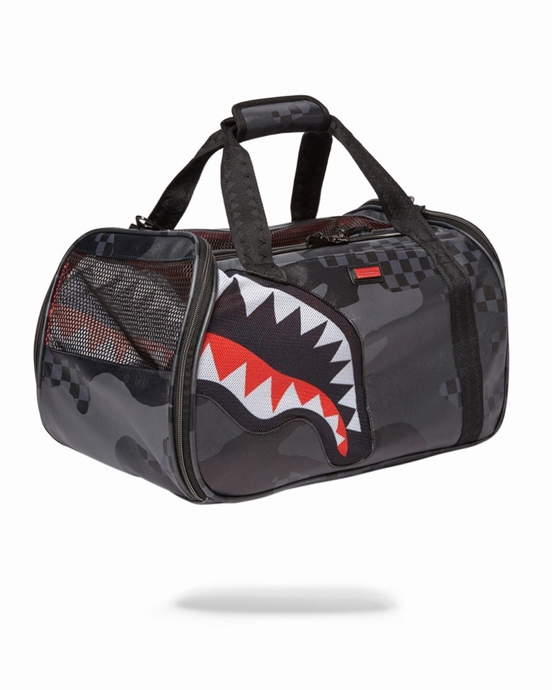 Grey Sprayground 3am Pet Carrier Men\'s Handbag | 781009433