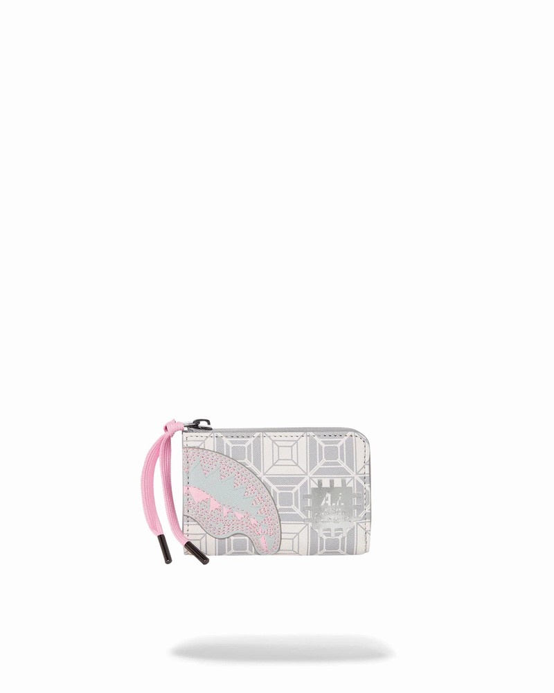 Grey Sprayground Ai Stunna Cream Men's Wallets | 251387267