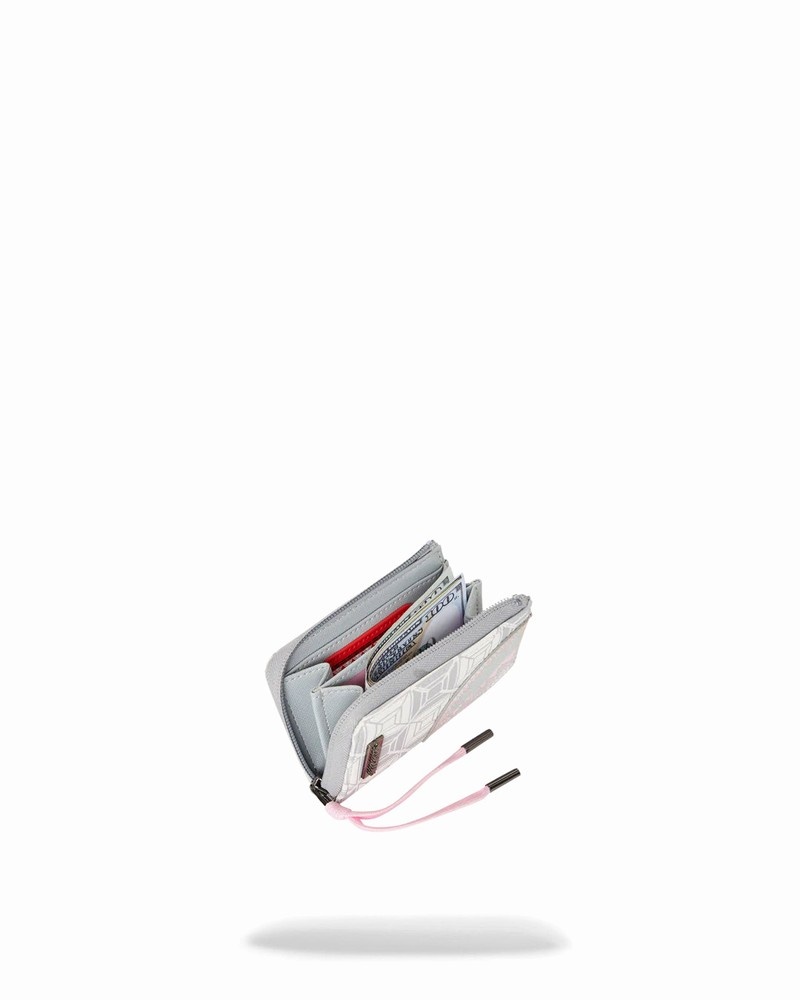 Grey Sprayground Ai Stunna Cream Men's Wallets | 251387267