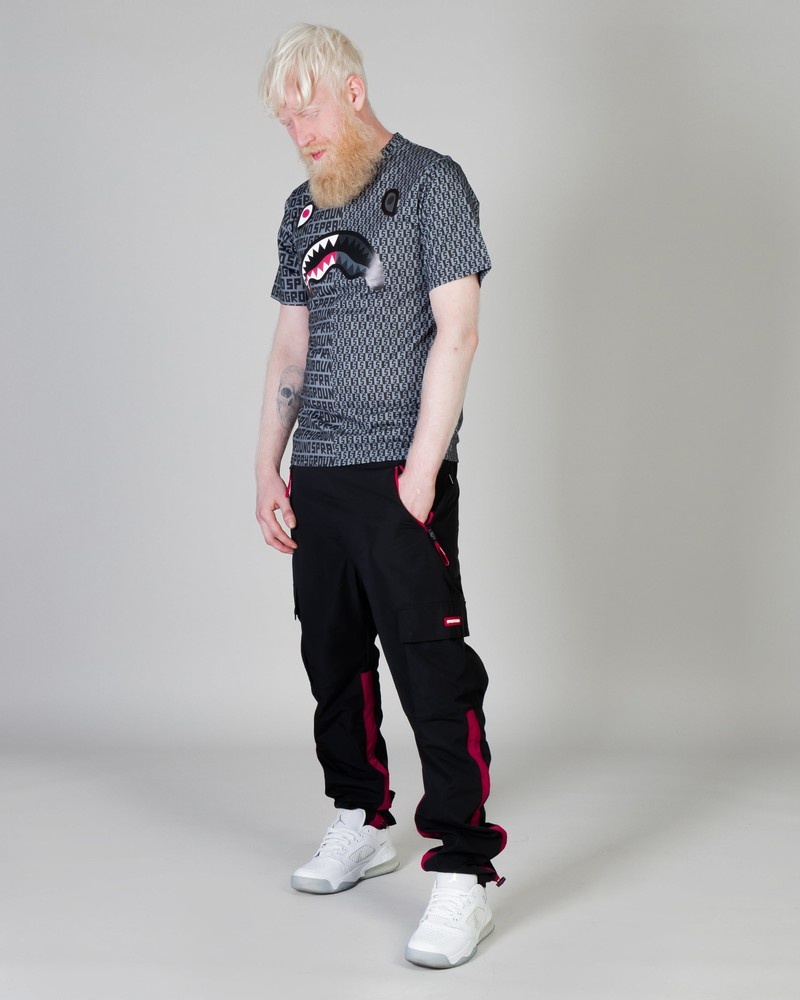 Grey Sprayground Eclipse Split Men's T Shirts | 31302050