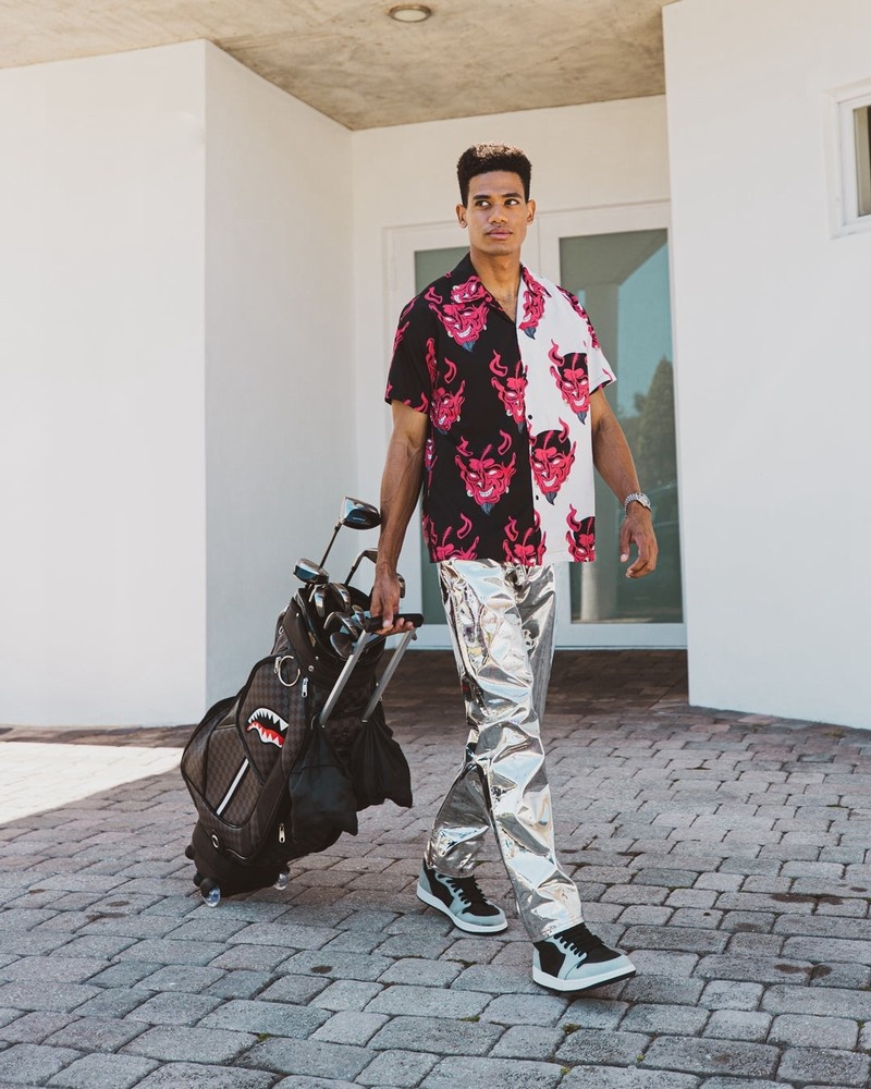 Grey Sprayground Henny Aiir To The Throne Pro Men's Golf Bags | 63154773