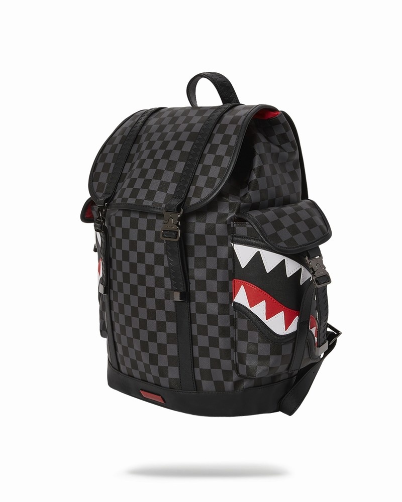 Grey Sprayground Henny Aiir To The Throne Monte Carlo Men's Backpacks | 486394031