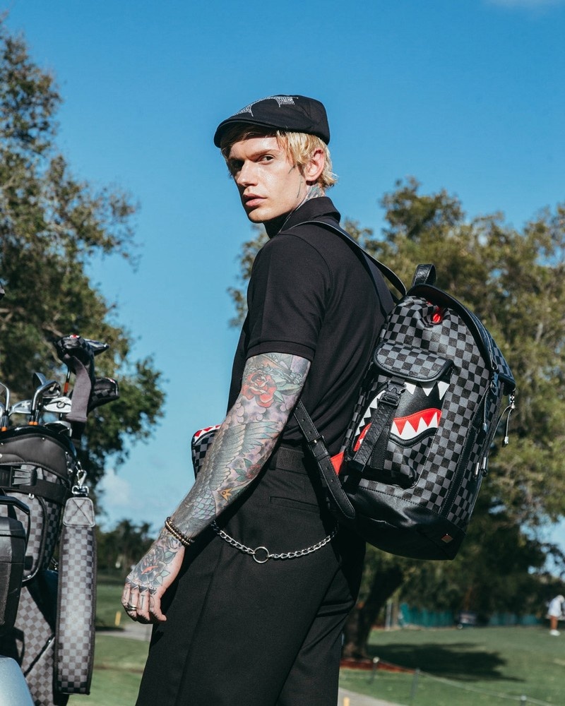 Grey Sprayground Henny Aiir To The Throne Monte Carlo Men's Backpacks | 486394031