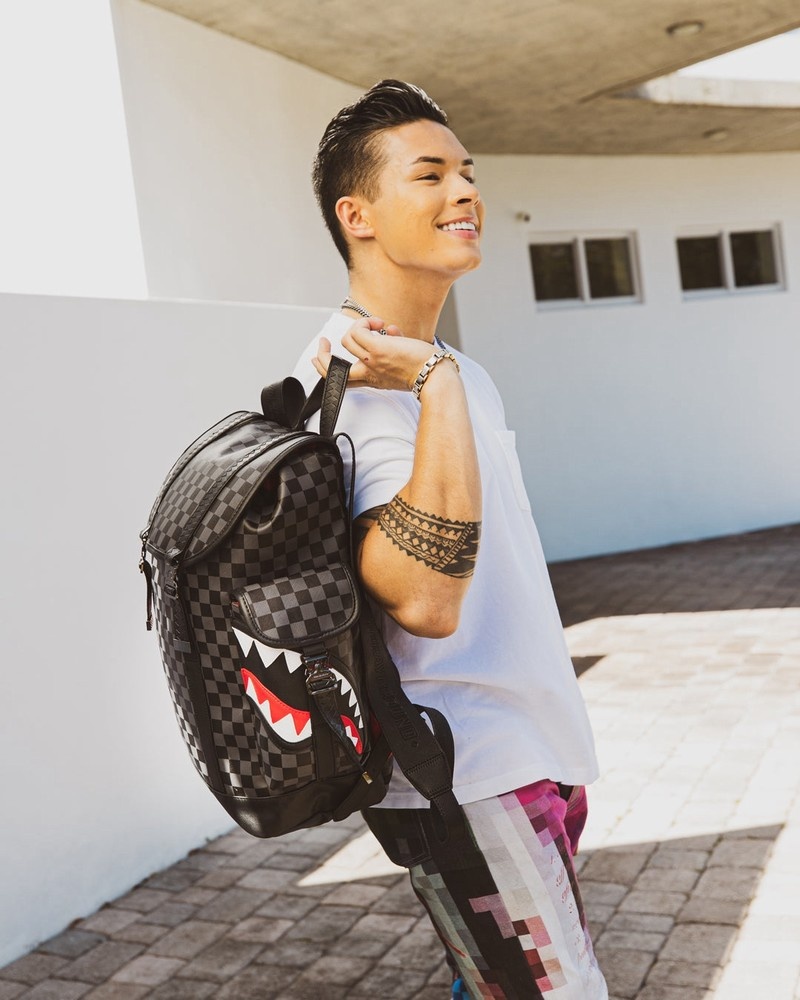 Grey Sprayground Henny Aiir To The Throne Monte Carlo Men's Backpacks | 486394031