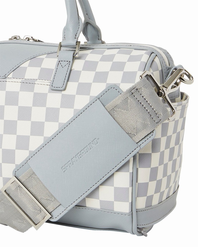 Grey Sprayground Rose Henney Mini Men's Duffle Bags | 267633119