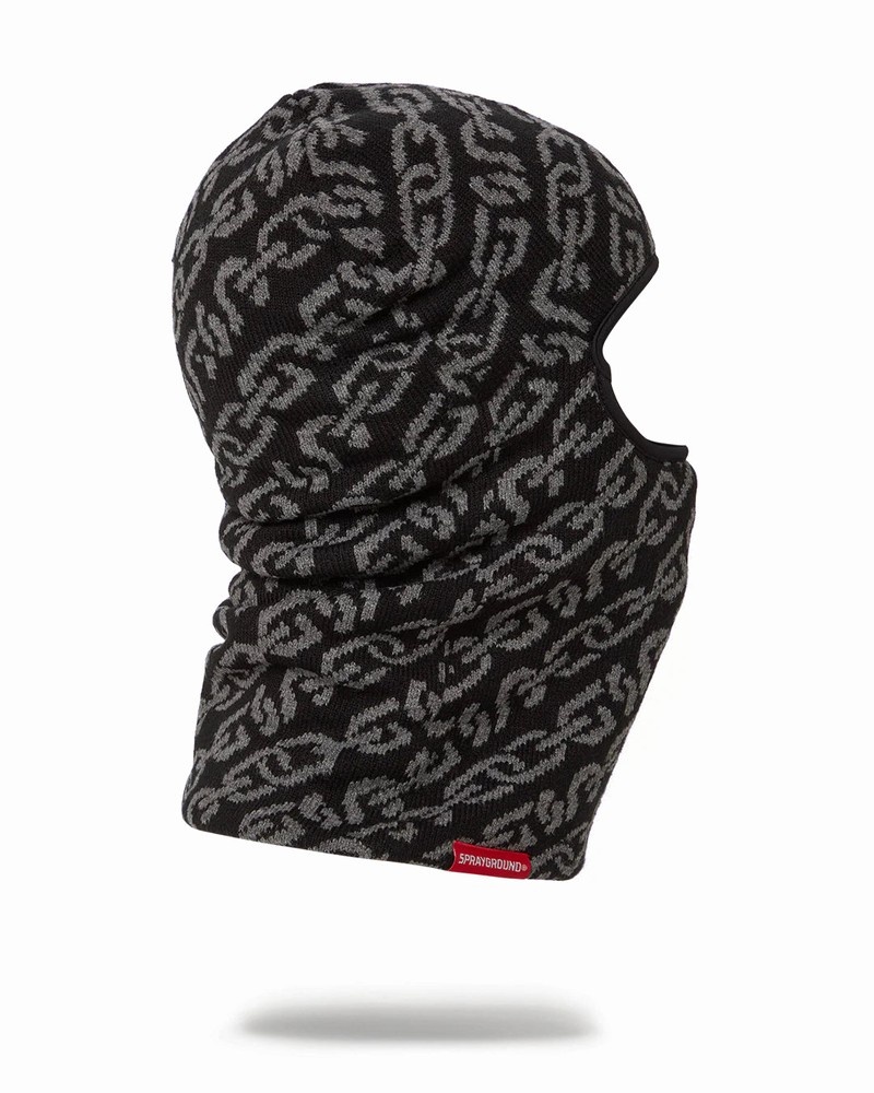 Grey Sprayground Sg Chain Women's Ski Masks | 886014642