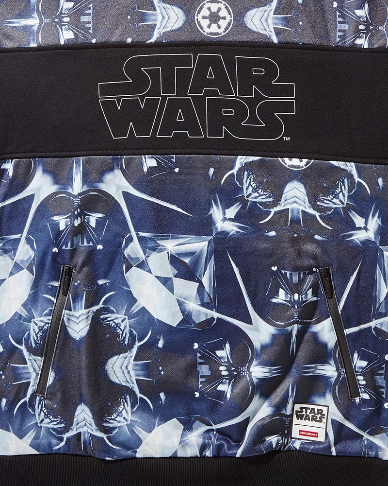 Grey Sprayground Star Wars Darth Vader Kaleidoscope Men's Hoodie | 666143181