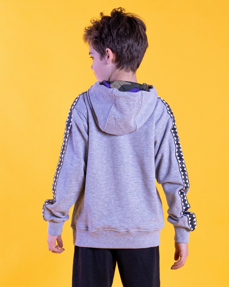 Grey Sprayground Std Kids' Hoodie | 647315754