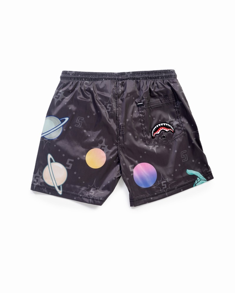 Grey Sprayground Swimsuit Ufo Men's Swim Trunks | 138591533