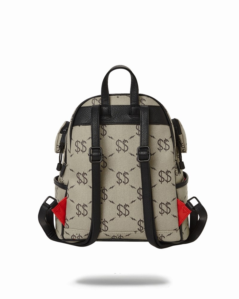 Grey Sprayground The Getaway Savage Men's Backpacks | 432362779
