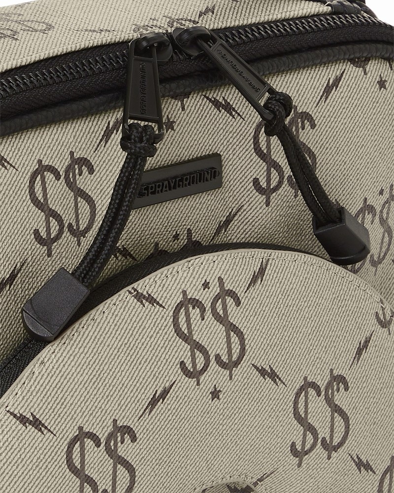 Grey Sprayground The Getaway Snack Pack Insulated Men's Handbag | 883654758