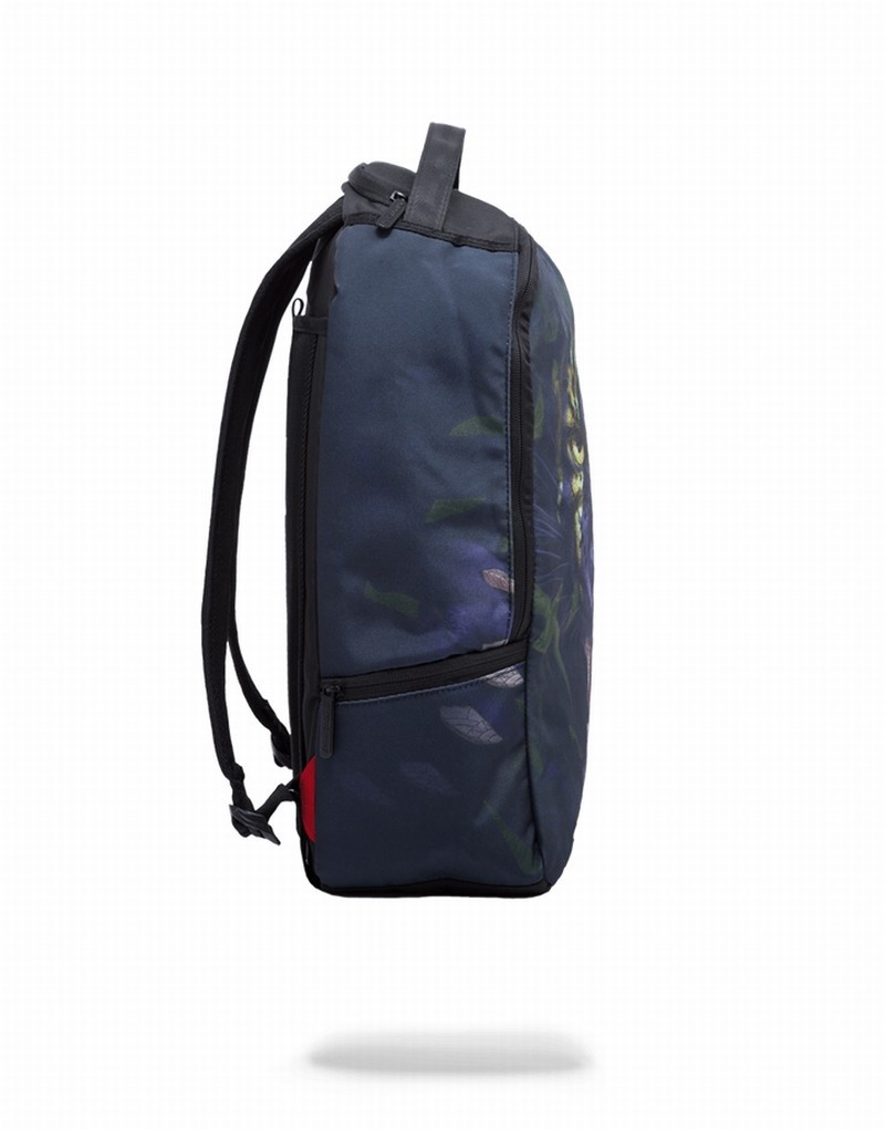Grey Sprayground Tribal Leopard Men's Backpacks | 186489421