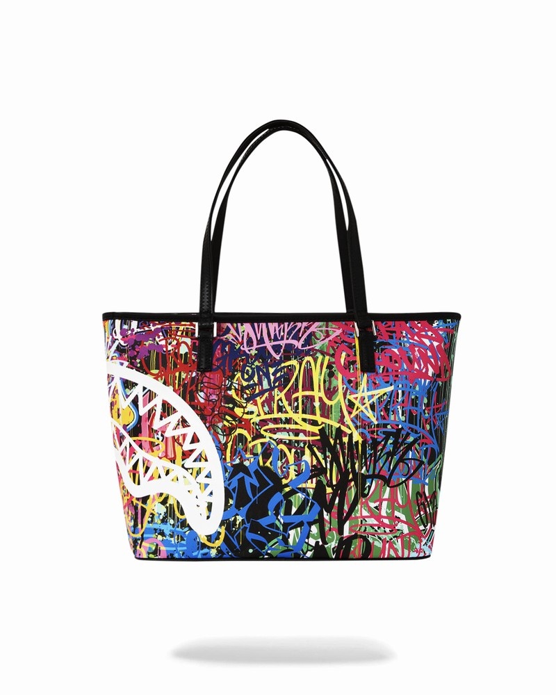 Multicolor Sprayground Les Men's Tote Bags | 392056319