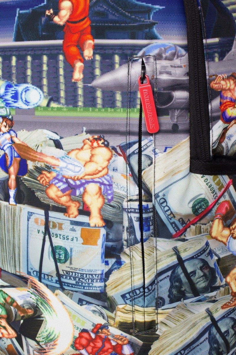 Multicolor Sprayground Street Fighter Men's Backpacks | 758561915