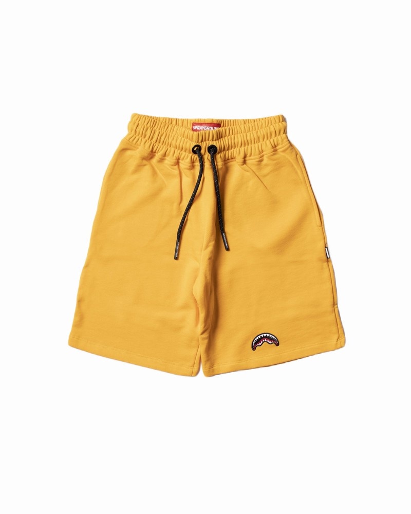 Orange Sprayground Bermuda Smooth Kids\' Shorts | 138821514