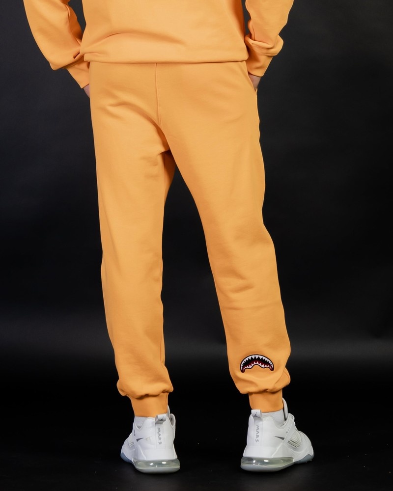 Orange Sprayground Joggers Spray Men's Pants | 122279442