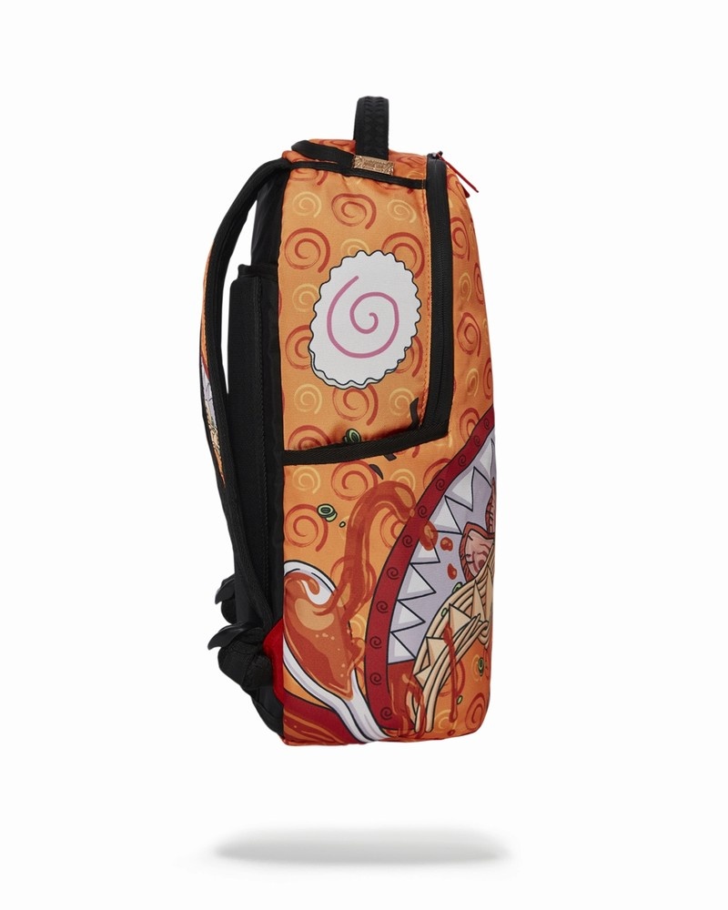 Orange Sprayground Naruto Ramen Shark バージョン2 Men's Backpacks | 213809920