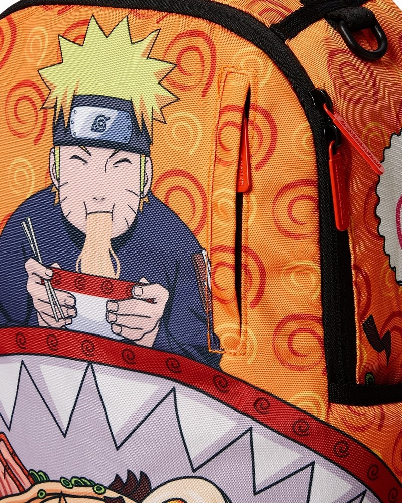 Orange Sprayground Naruto Ramen Shark バージョン2 Men's Backpacks | 213809920