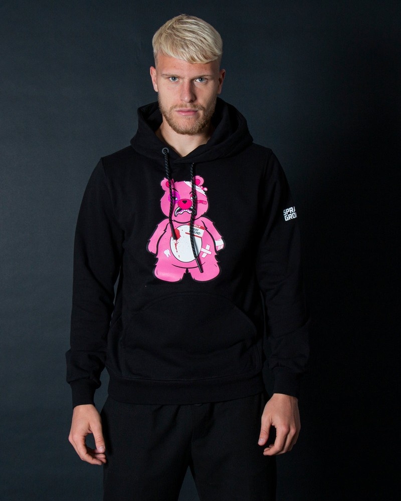 Pink Sprayground Bear Women's Hoodie | 384620705