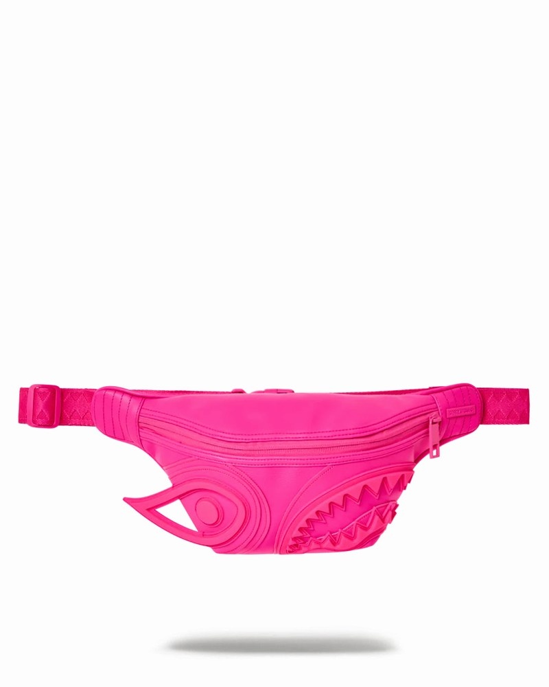 Pink Sprayground Insaneasylum_pink Savvy Men\'s Waist Bags | 654602201