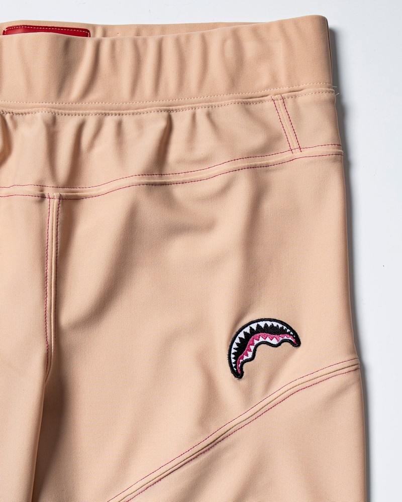 Pink Sprayground Leggings Slim Women's Shorts | 193272827