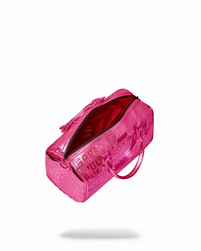 Pink Sprayground Offended Mini Men's Duffle Bags | 631057881