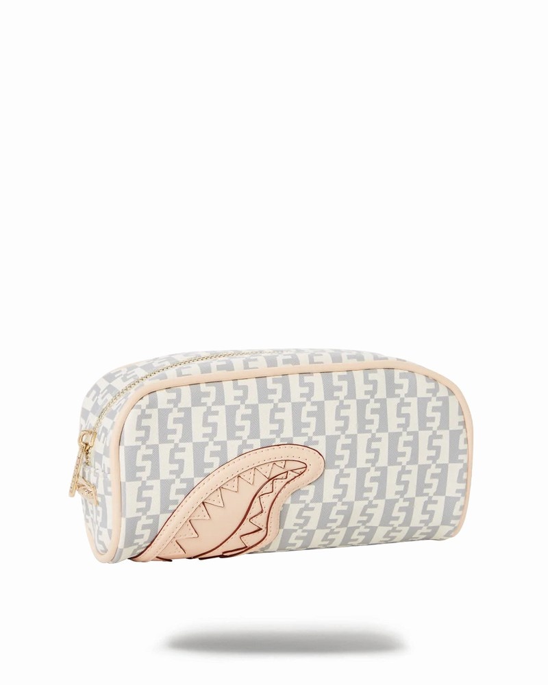 Pink Sprayground Rose Money Men's Pouches | 411505750
