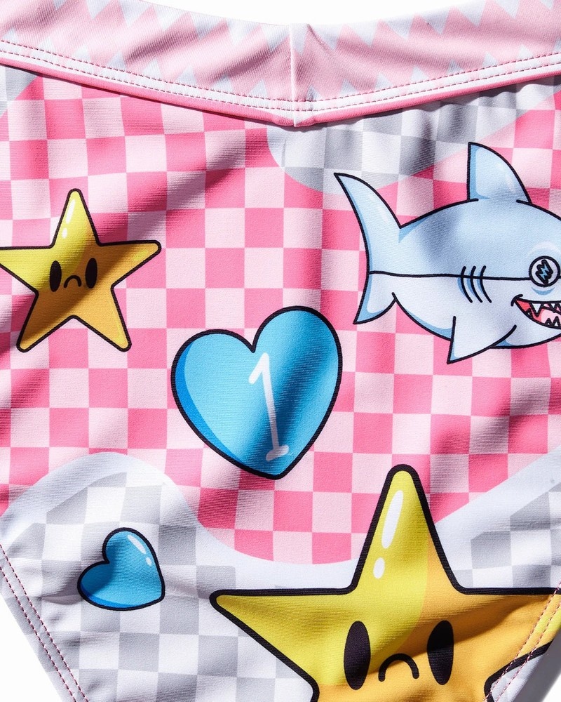 Pink Sprayground Wtf 2.0 Women's Bikini Bottoms | 175782587