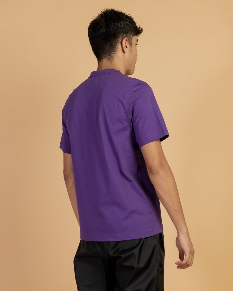 Purple Sprayground Bear Gang Men's T Shirts | 274720903