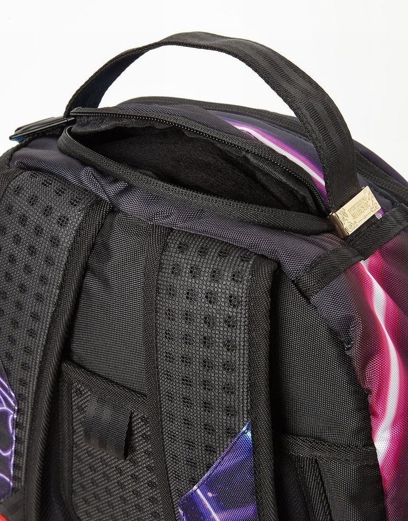 Purple Sprayground Pokemon Mewto Shark Men's Backpacks | 209357804